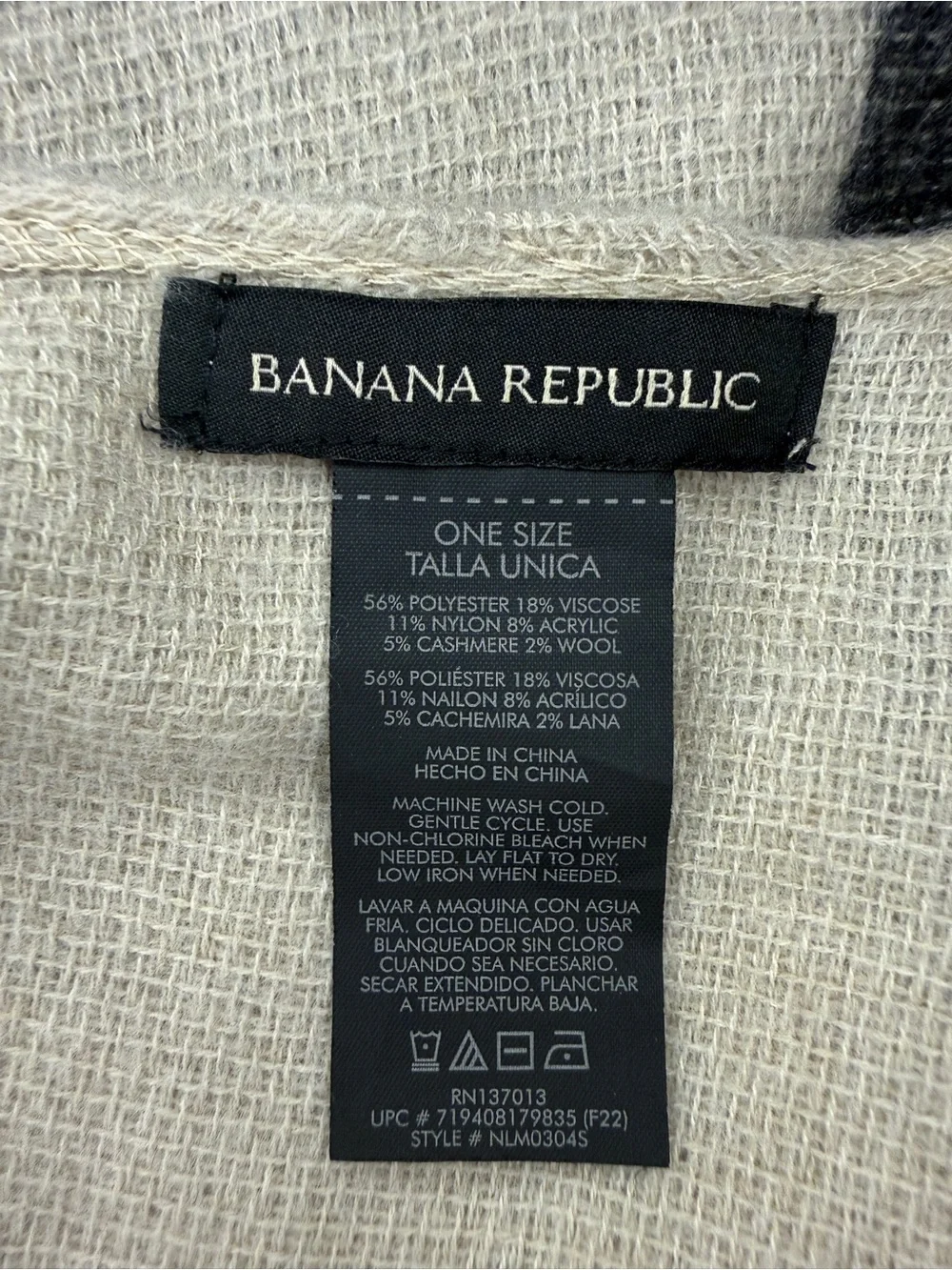 Banana Republic lightweight plaid